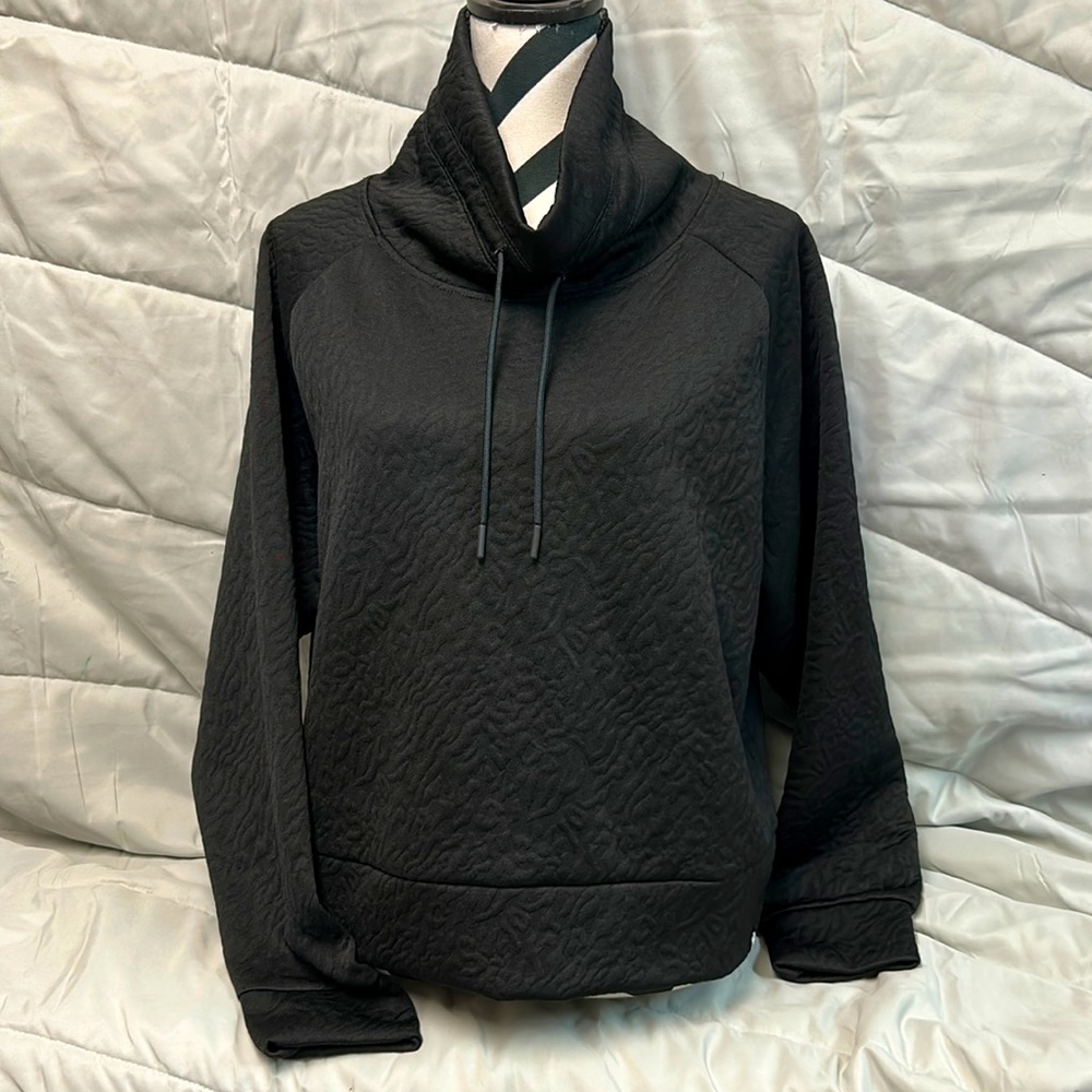 Juicy Couture Black XL Cowl Neck Pullover EUC